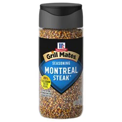 McCormick GRILL MATES 25% Less Sodium Montreal Steak Seasoning, 3.18 oz