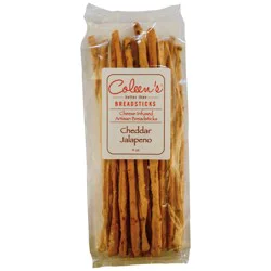 Coleen's® Better Than Breadsticks Cheddar Jalapeno Cheese Infused Artisan Breadsticks - 4 oz