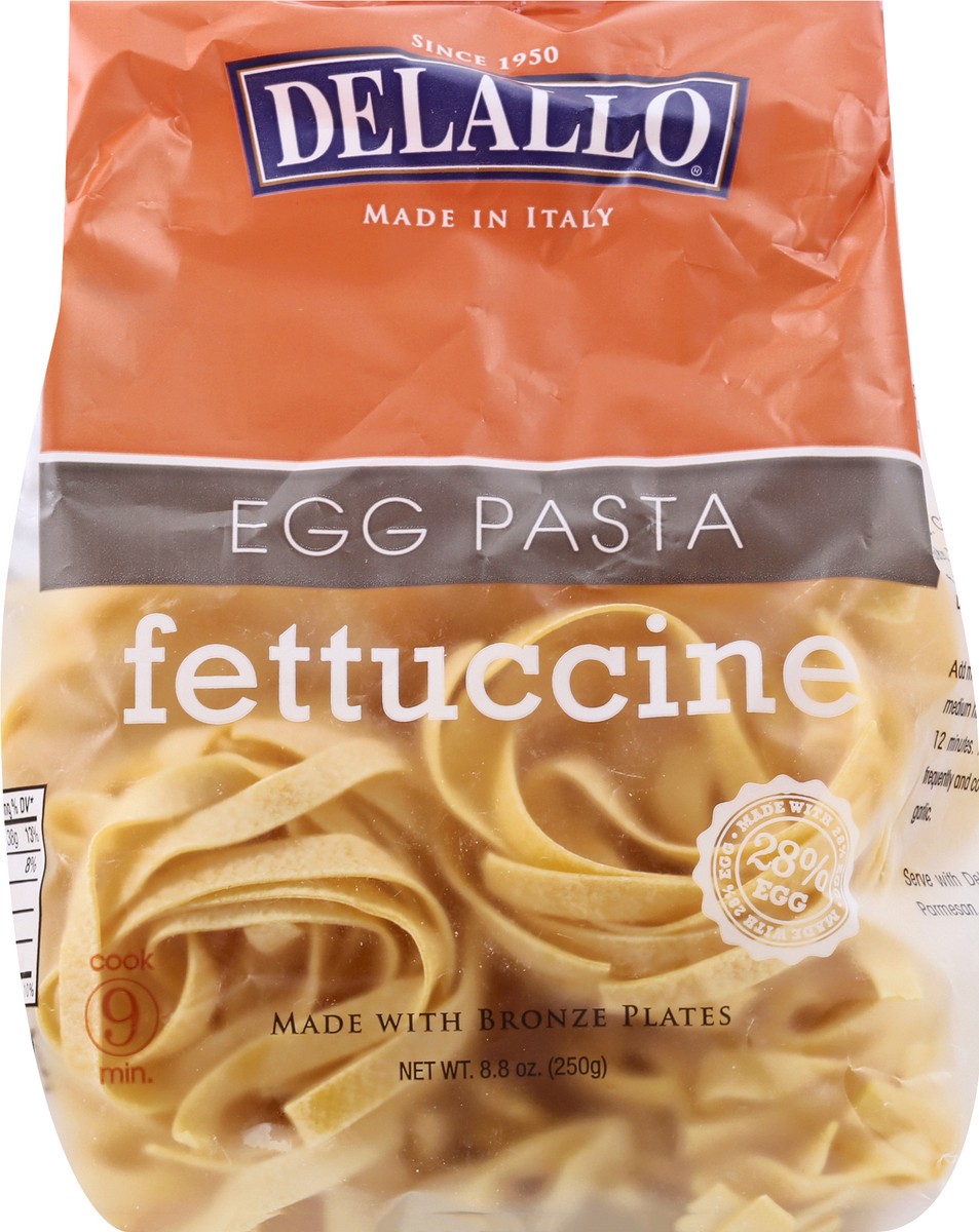 slide 5 of 10, DeLallo Egg Fettuccine Pasta, 8.8 oz