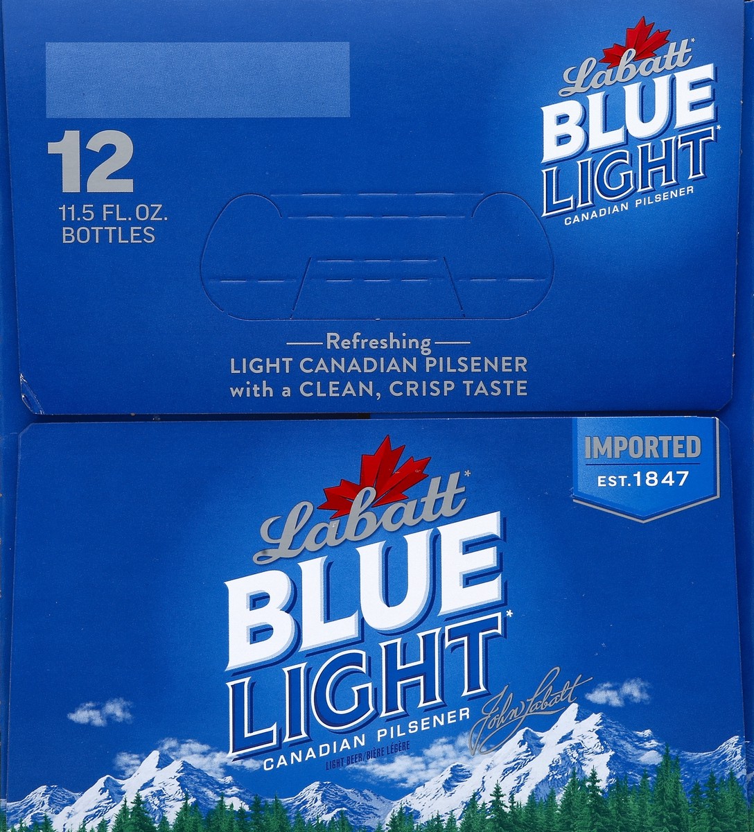 slide 7 of 7, Labatt Blue Light Canadian Pilsener Beer 12 - 11.5 fl oz Bottles, 12 ct; 11.5 oz
