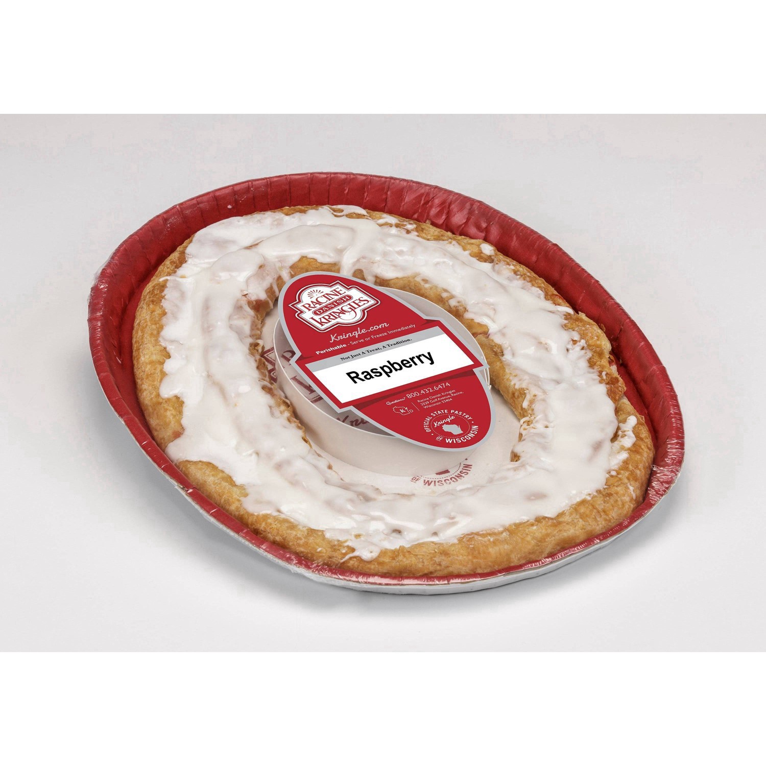slide 6 of 6, Racine Danish Kringles Raspberry Danish 14 oz, 14 oz
