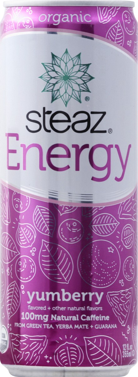 slide 2 of 10, Steaz Energy Tea - 12 oz, 12 oz