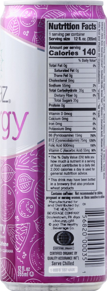 slide 10 of 10, Steaz Energy Tea - 12 oz, 12 oz