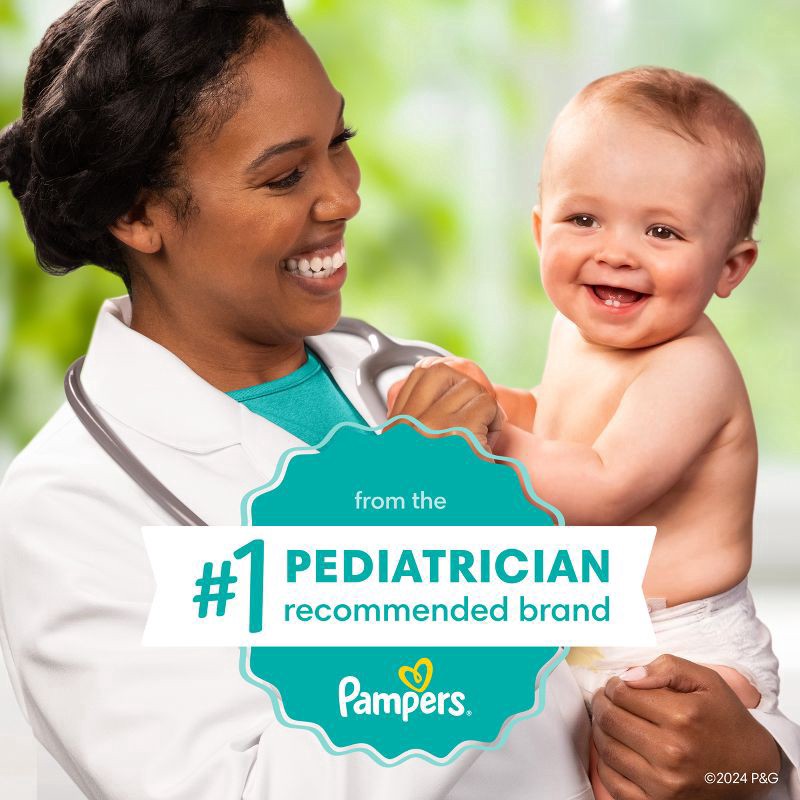 slide 10 of 11, Pampers Free & Gentle Baby Wipes, 99% Water, Hypoallergenic, Unscented, 100% Plant Based, Plastic-Free Baby Wipes, 156 Baby Wipes Total (2X Flip-Top Packs), 156 ct