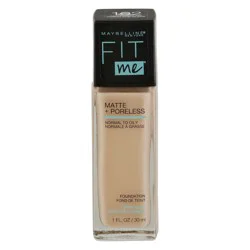 Fit me! Fair Porcelain 102 Matte + Poreless Foundation 1 fl oz