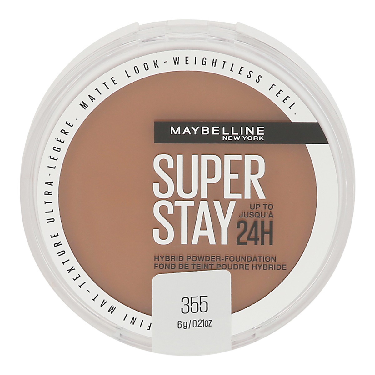 slide 1 of 1, Super Stay 355 Hybrid Powder-Foundation 0.21 oz, 1 ct