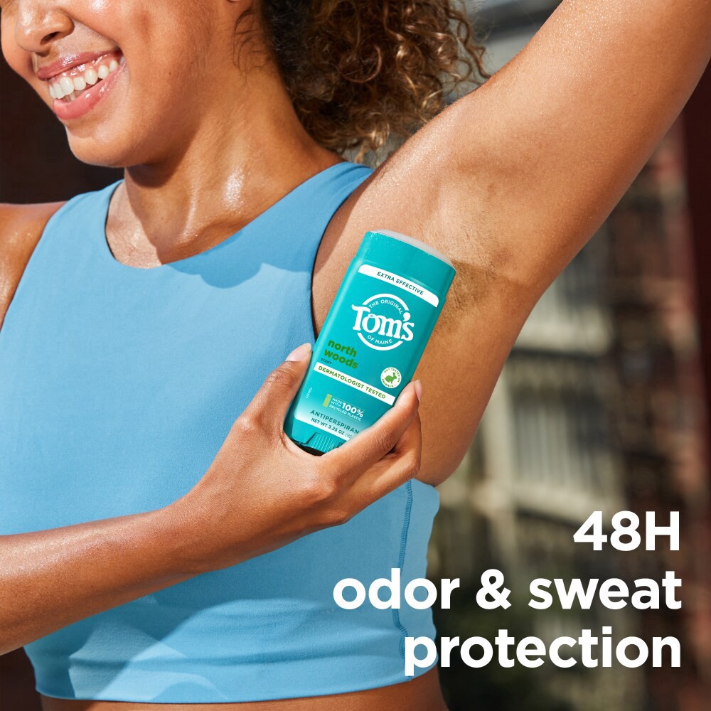 slide 3 of 6, Tom's of Maine Tom''s of Maine North Woods Antiperspirant for Men and Women, With Recycled Aluminum, 3.25 Oz., 3.25 oz