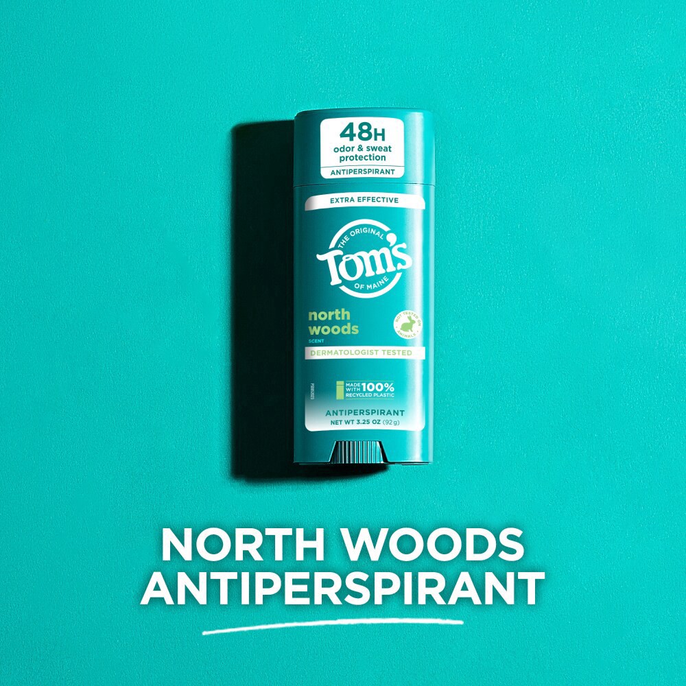 slide 5 of 6, Tom's of Maine Tom''s of Maine North Woods Antiperspirant for Men and Women, With Recycled Aluminum, 3.25 Oz., 3.25 oz