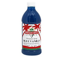 slide 1 of 1, Hawaiian Sweet Islands Premium Blue Vanilla Syrup, 16 fl oz