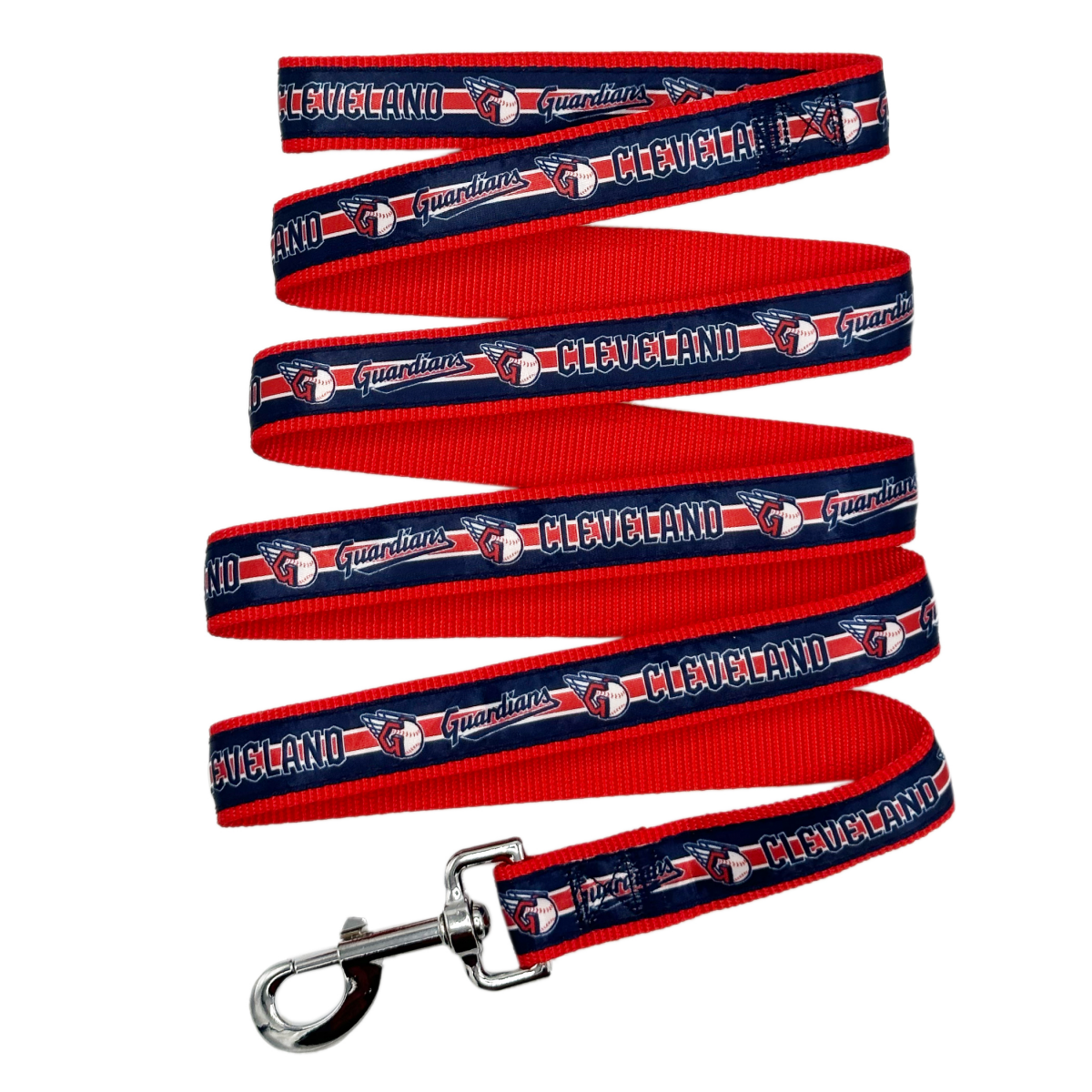 slide 1 of 2, Pets First Cleveland Guardians Leash, LG, One Size