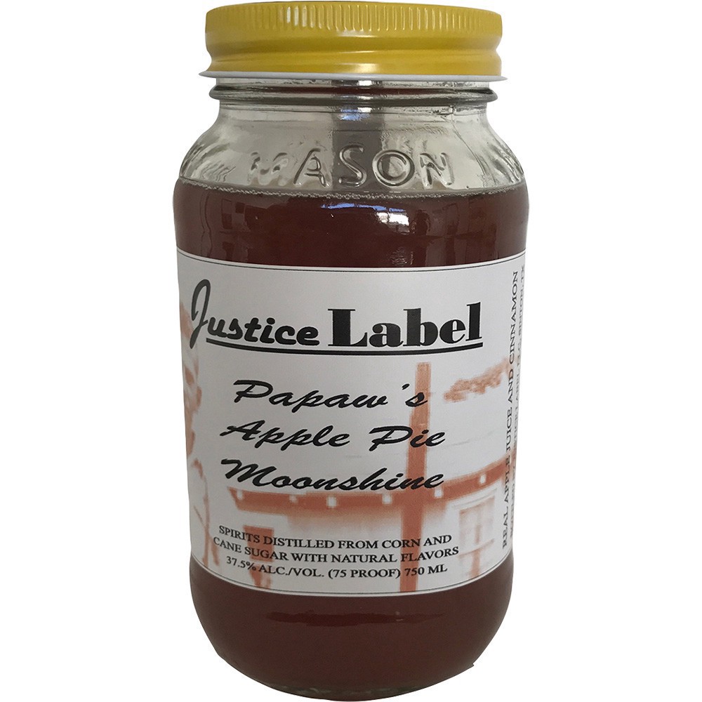 slide 1 of 1, Justice Label Papaw's Apple Pie Sh, 750 ml