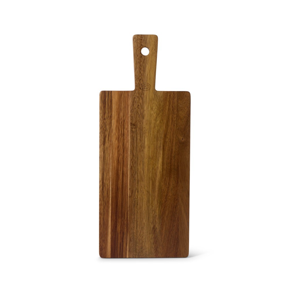 slide 1 of 4, Dash of That Rectangle Acacia Wood Paddle Board, 15.98 in