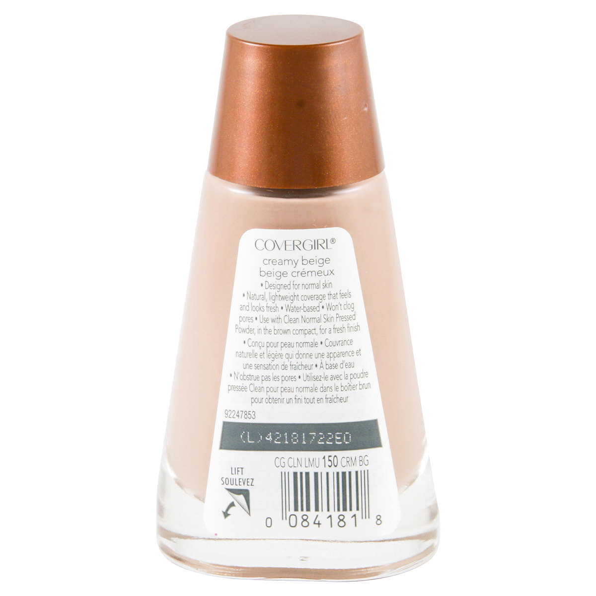 slide 13 of 15, Covergirl Clean Liquid Foundation Creamy Beige, 1 ct