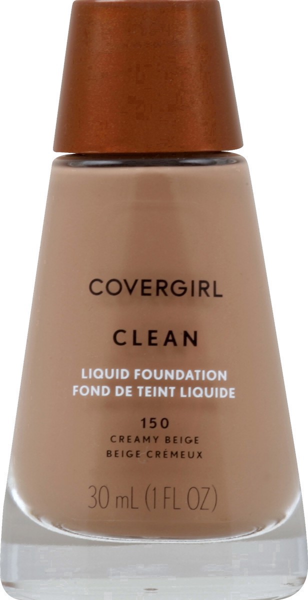 slide 7 of 15, Covergirl Clean Liquid Foundation Creamy Beige, 1 ct