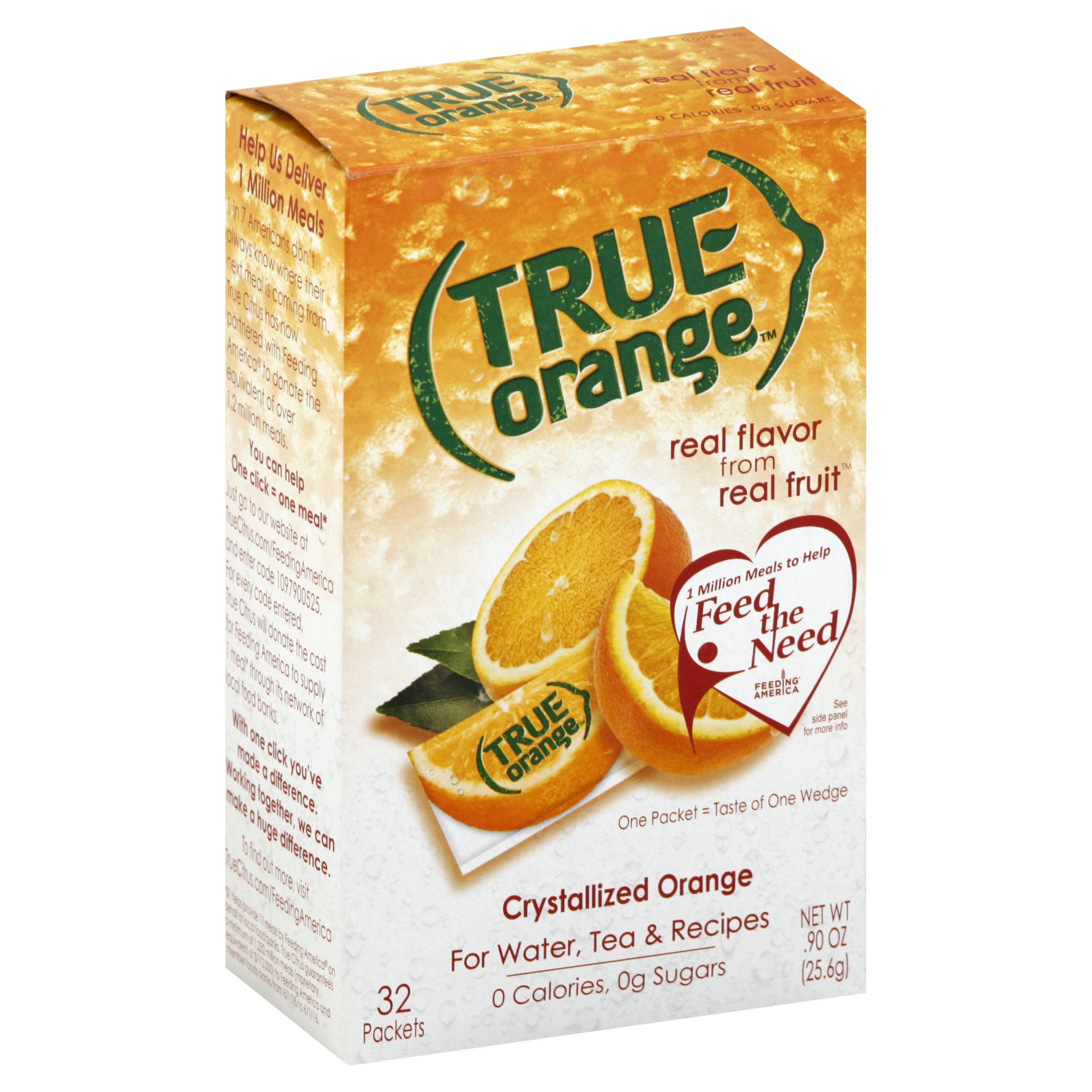 slide 1 of 1, True Citrus Crystallized Orange, 32 ct