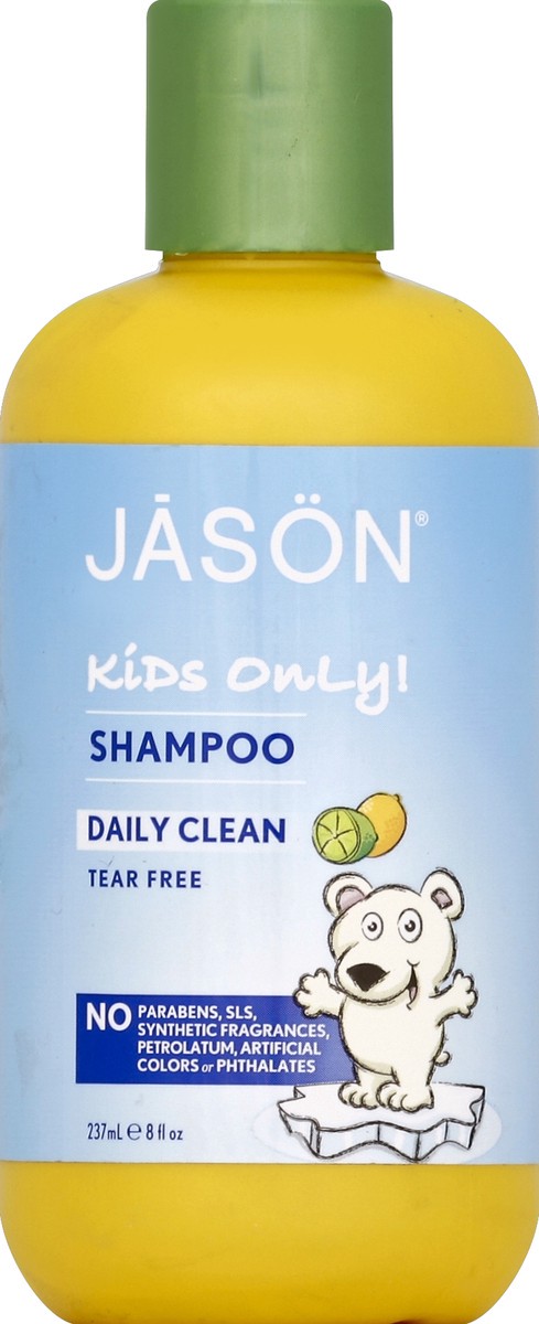 slide 1 of 2, Jason Kids Only! Daily Clean Shampoo, 8 fl oz