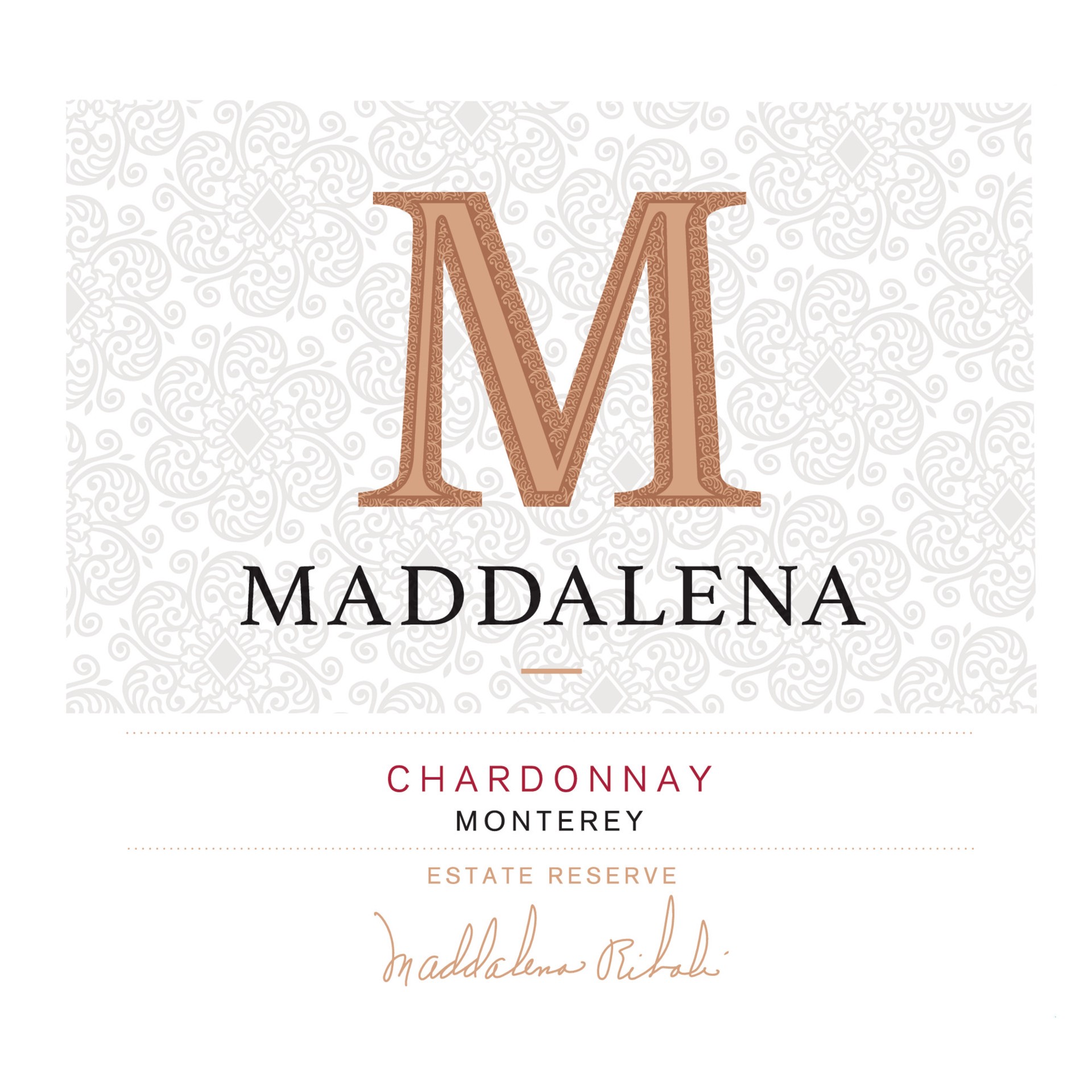 slide 4 of 8, Maddalena Monterey Chardonnay White Wine 750 ml, 750 ml