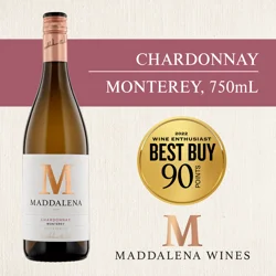 Maddalena Chardonnay Monterey White Wine 750mL