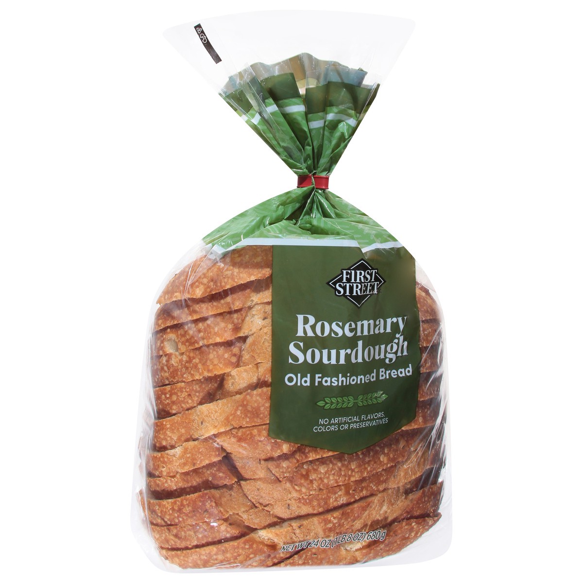 slide 9 of 13, Smart & Final First Street Sourdough With Rosemary, 24 oz