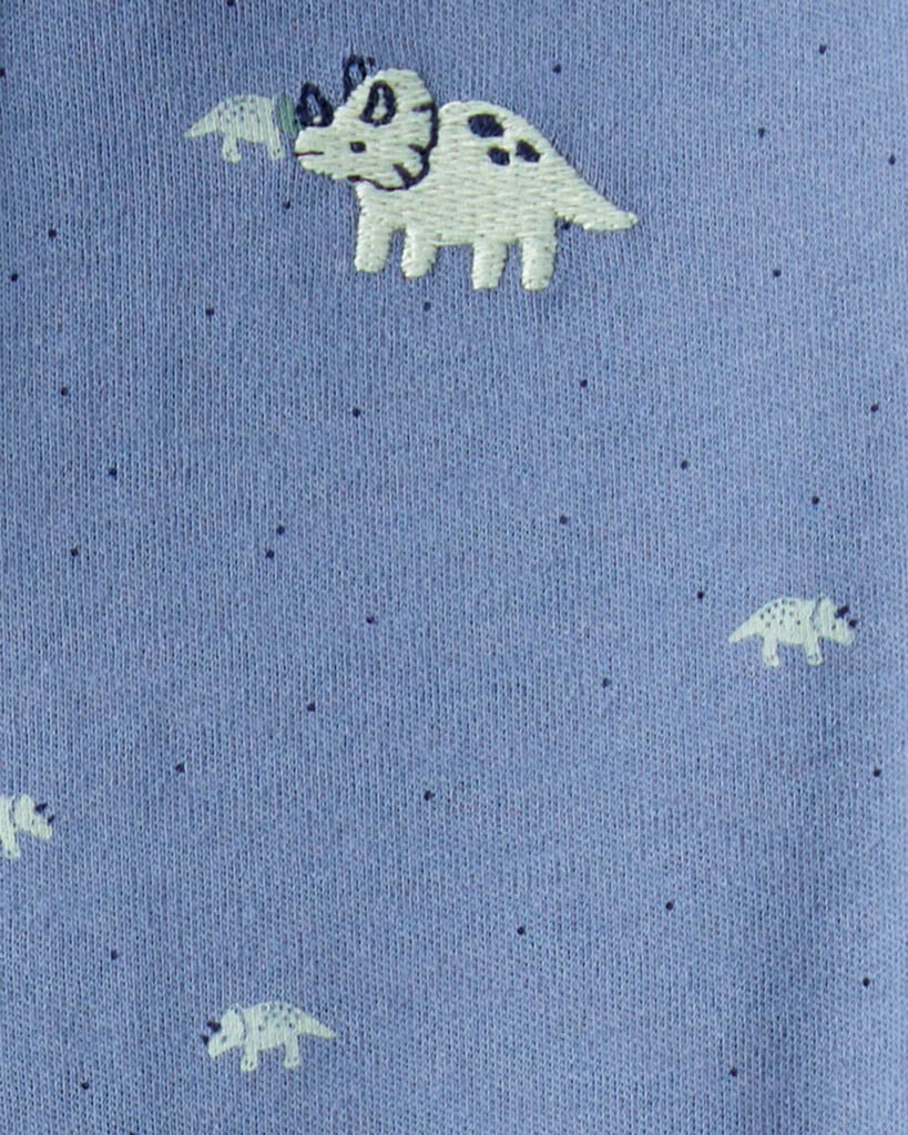 slide 2 of 4, Carter's Baby Boy Rhino Print 100% Cotton Long-Sleeve Sleep & Play - Navy Blue Navy 3M, 1 ct