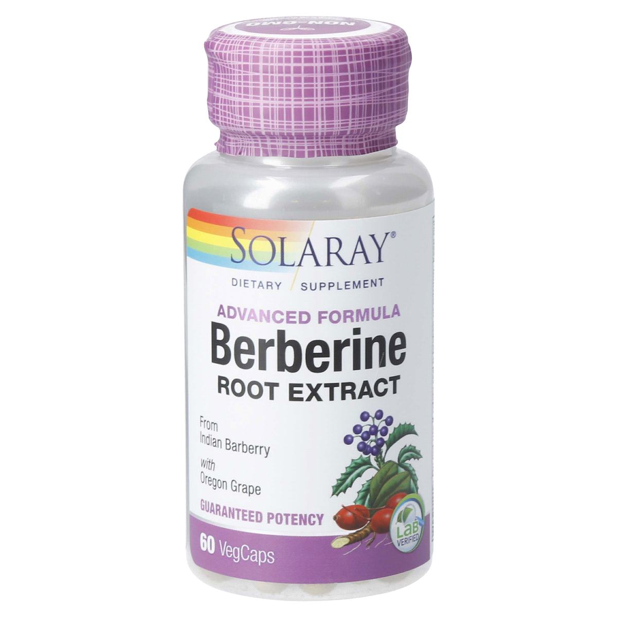 slide 1 of 13, Solaray Berberine/Oregon Grape Formula, 60 ct