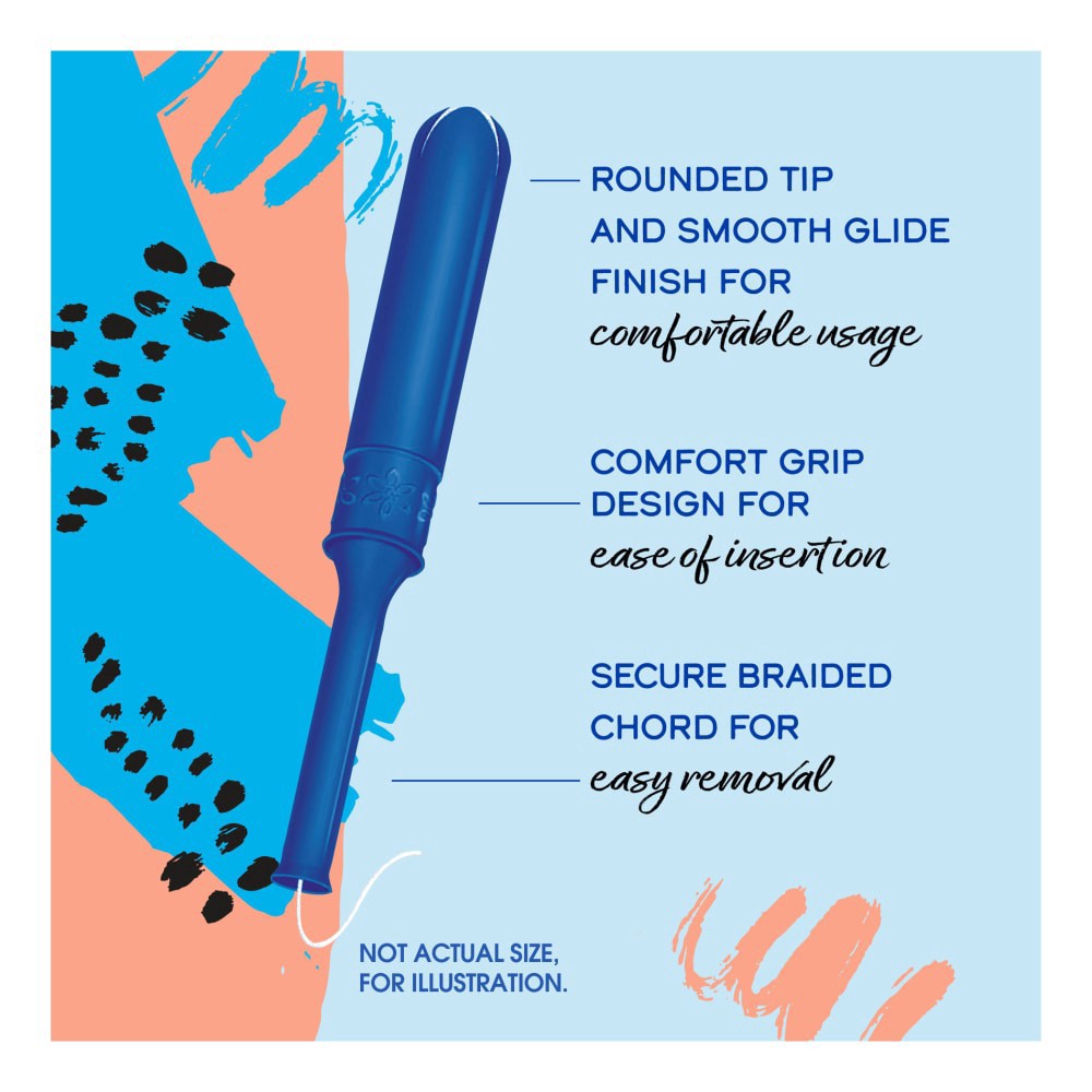 slide 3 of 5, Kroger Super Plus Unscented Tampons, 18 ct