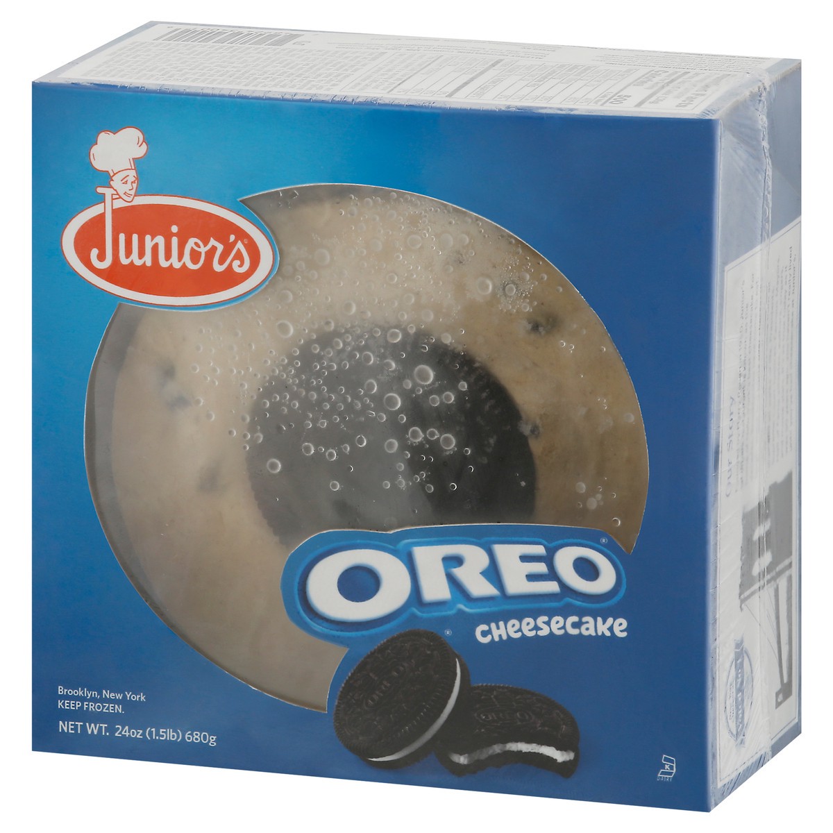 slide 5 of 14, Junior's New York Oreo Cheesecake 24 oz, 24 oz