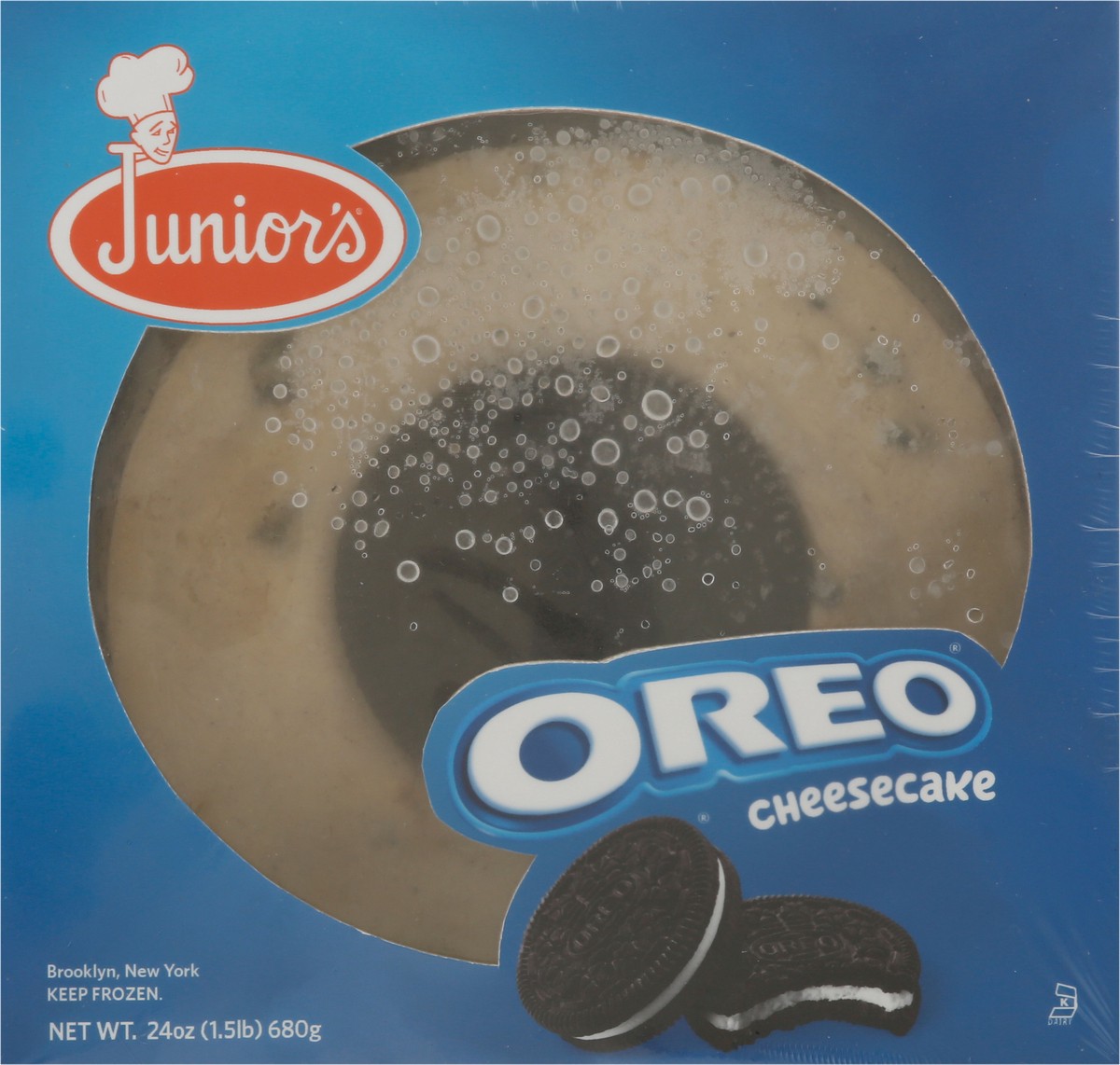 slide 11 of 14, Junior's New York Oreo Cheesecake 24 oz, 24 oz