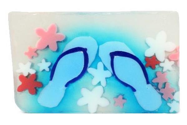 slide 1 of 1, Basin Flip Flops Soap, 3.7 oz