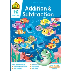 School Zone Addition & Subtraction 1-2 Deluxe Edition Workbook