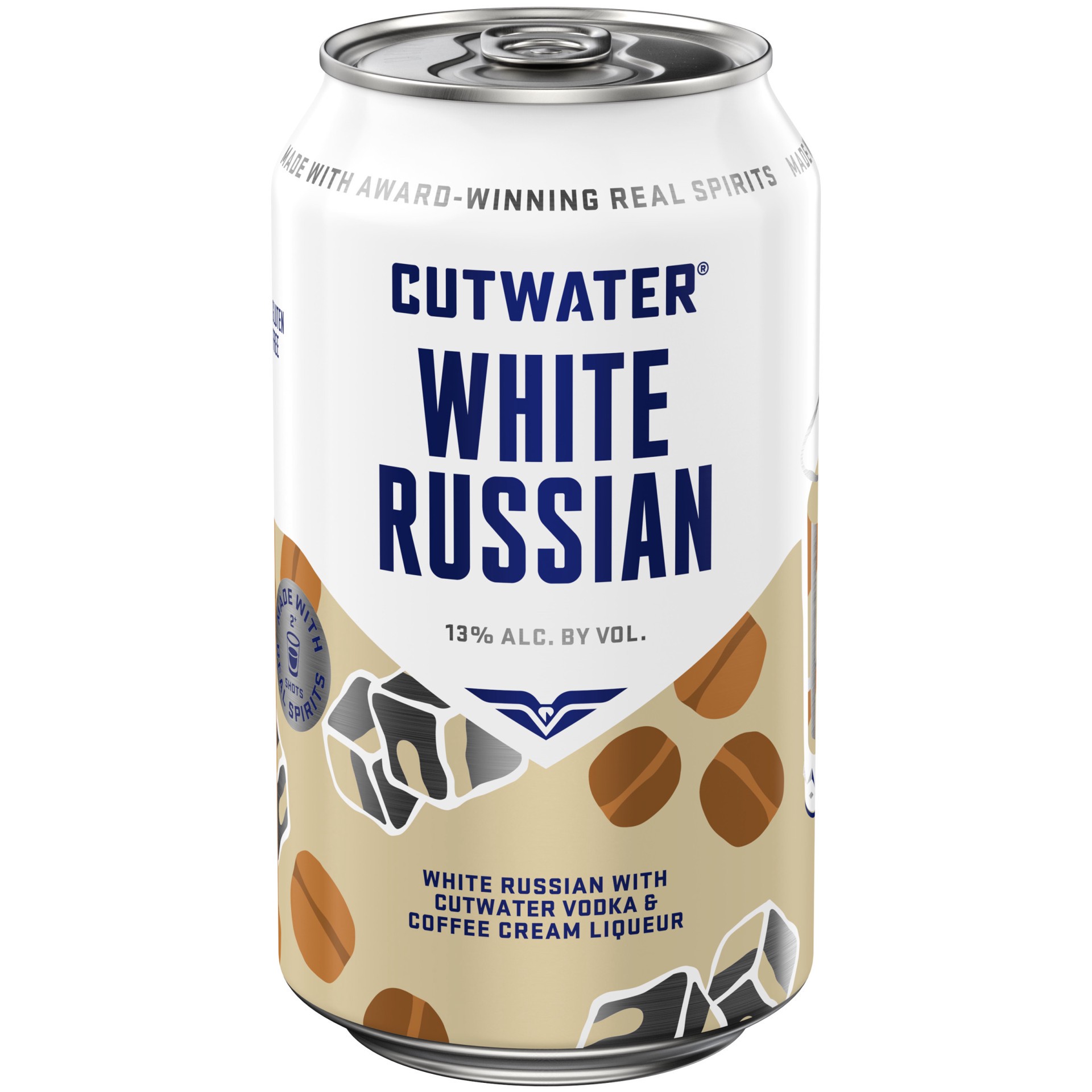 slide 1 of 2, Cutwater Spirits Vodka White Russian 12 fl oz Single Can, 12 fl oz