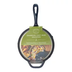 Dash Of That Enameled Cast Iron Sauce Pan