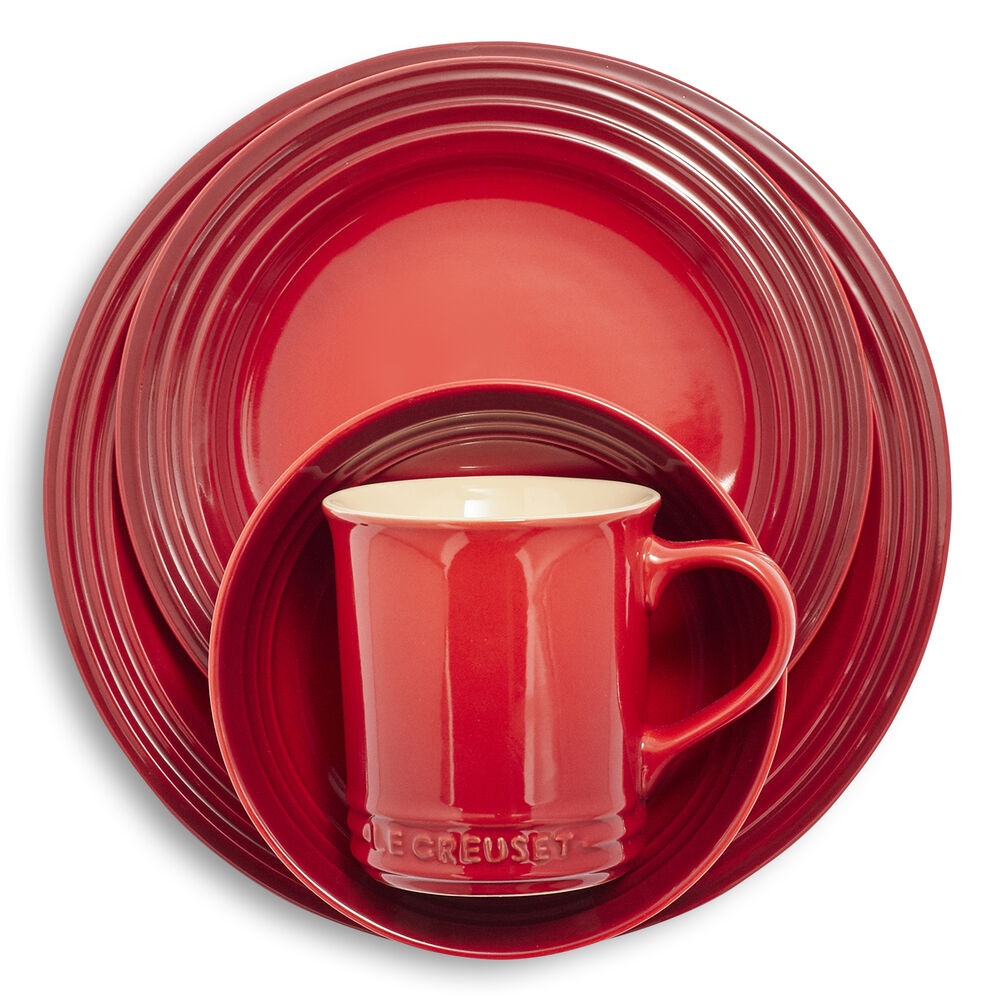 slide 1 of 1, Le Creuset Dinnerware Set, Cerise, 16 ct