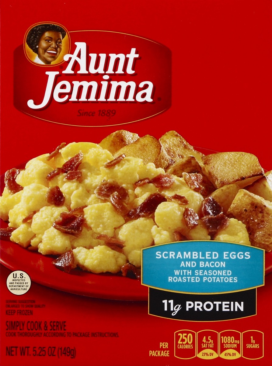 slide 4 of 5, Aunt Jemima Scrambled Eggs & Bacon, 5.25 oz