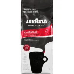 Lavazza Coffee, Whole Bean, Medium Roast, Classico