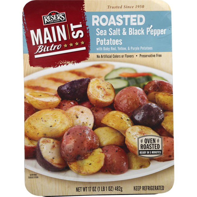 slide 1 of 7, Main St. Bistro Reser's Main St Bistro Roasted Sea Salt & Black Pepper Potatoes 17 oz., 17 oz