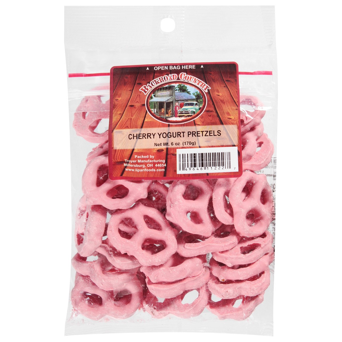 slide 2 of 4, Backroad Country Cherry Yogurt Pretzels 6 oz, 6 oz