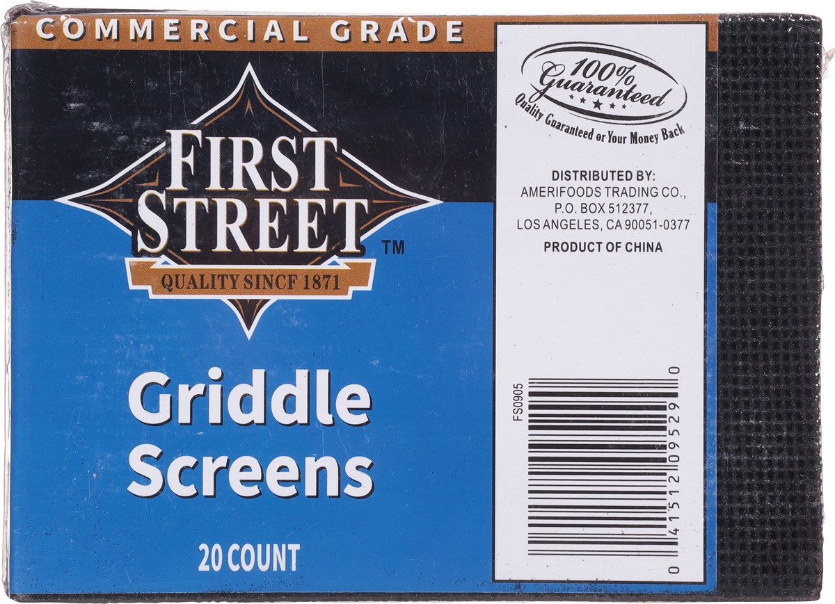 slide 7 of 12, First Street Griddle Screens, 20 ct
