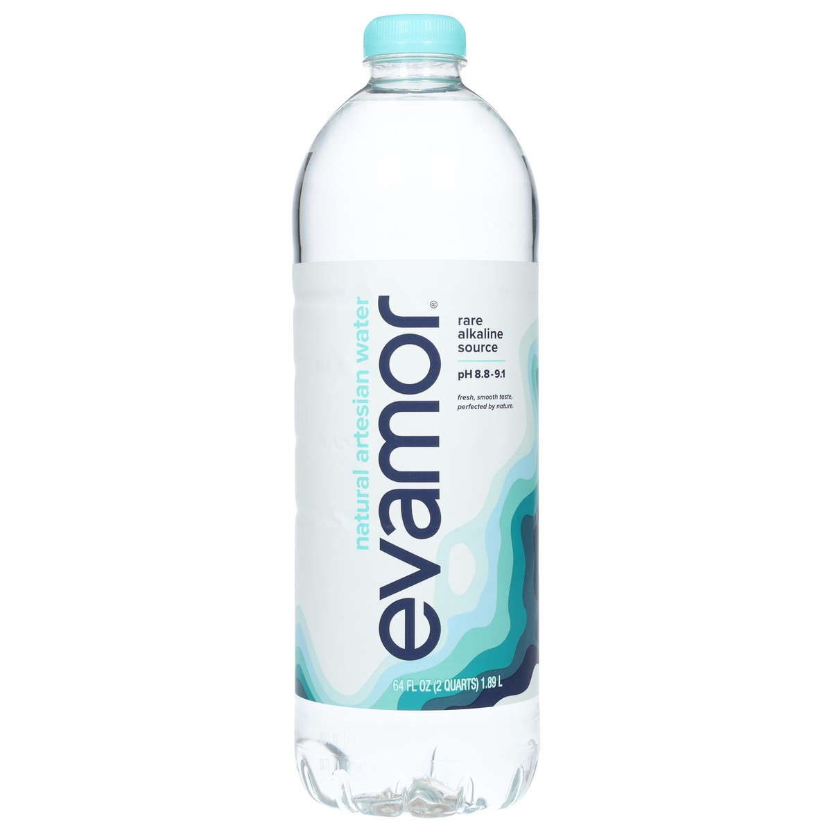 slide 5 of 9, evamor Artesian Natural Water - 64 fl oz, 64 fl oz