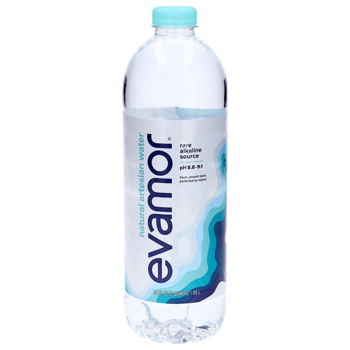 slide 1 of 9, evamor Natural Artesian Water - 64fl.oz. Bottle, 64 oz