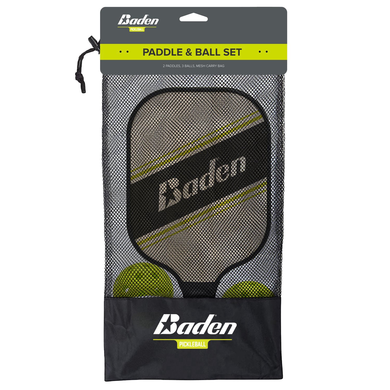 slide 1 of 1, Baden Pickleball Paddle Ball Set, 1 ct