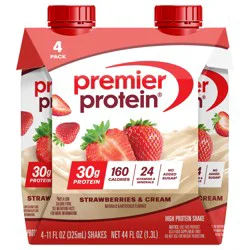 Premier Protein Shake Strawberries & Cream - 4 PK