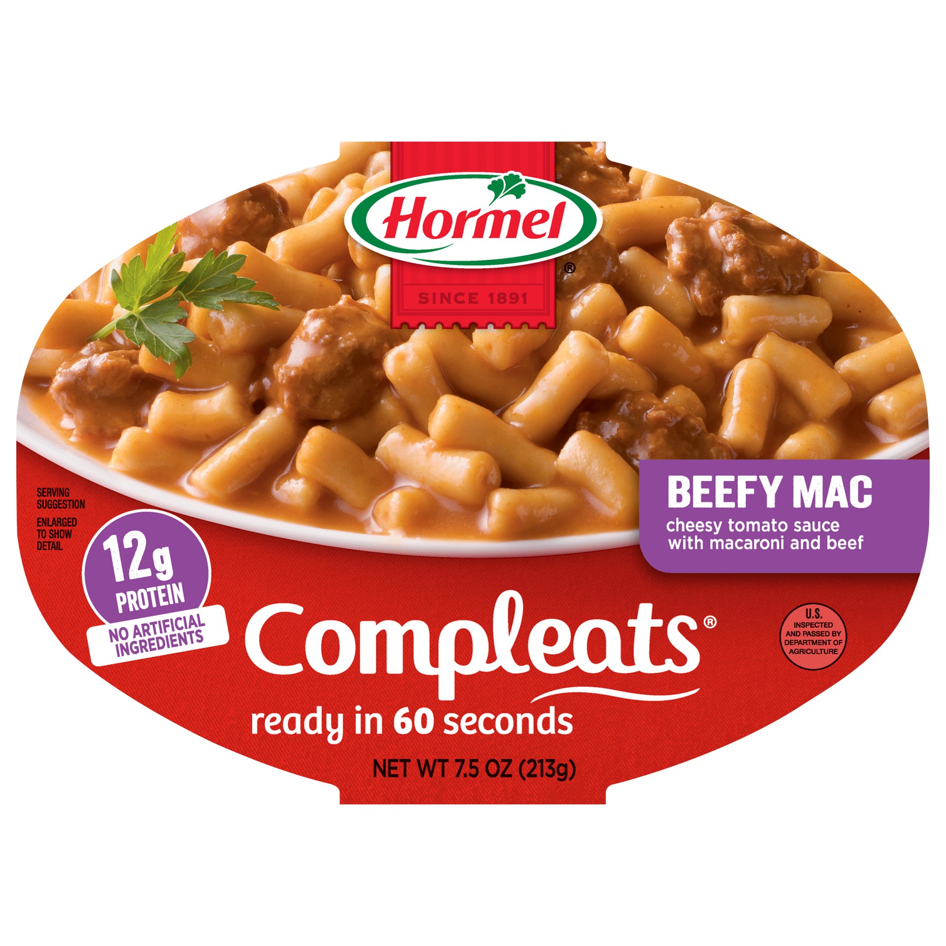 slide 1 of 6, Hormel COMPLEATS Beefy Mac, 7.5 oz