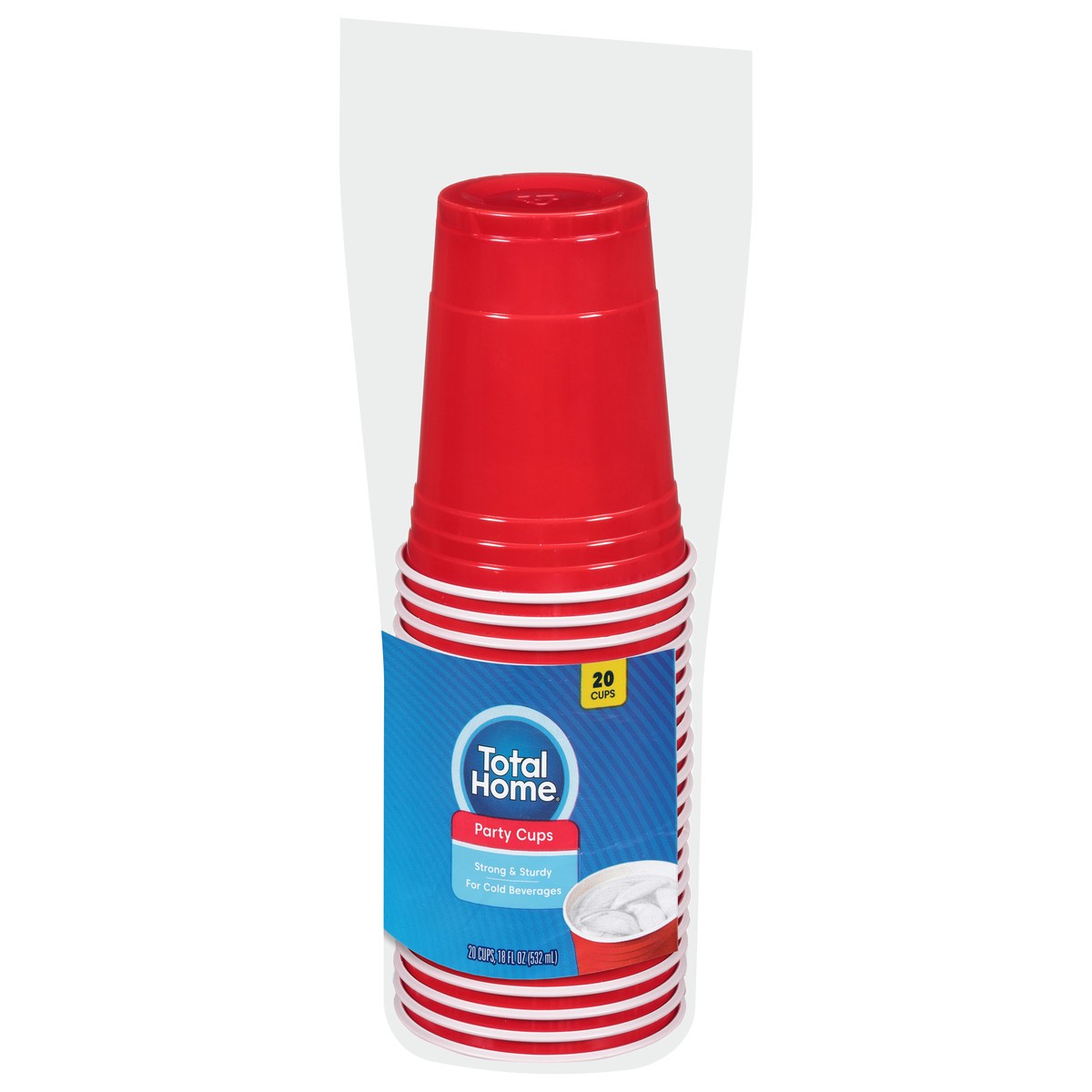 slide 6 of 13, Total Home Party Cups, 16 Oz, 20 Ct, 1 ct