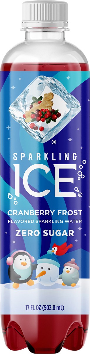 slide 1 of 7, Sparkling Ice Zero Sugar Cranberry Frost Sparkling Water 17 fl oz, 17 oz