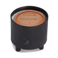 Blacksmith Forged Footed Bowl Candle - Wild Fig