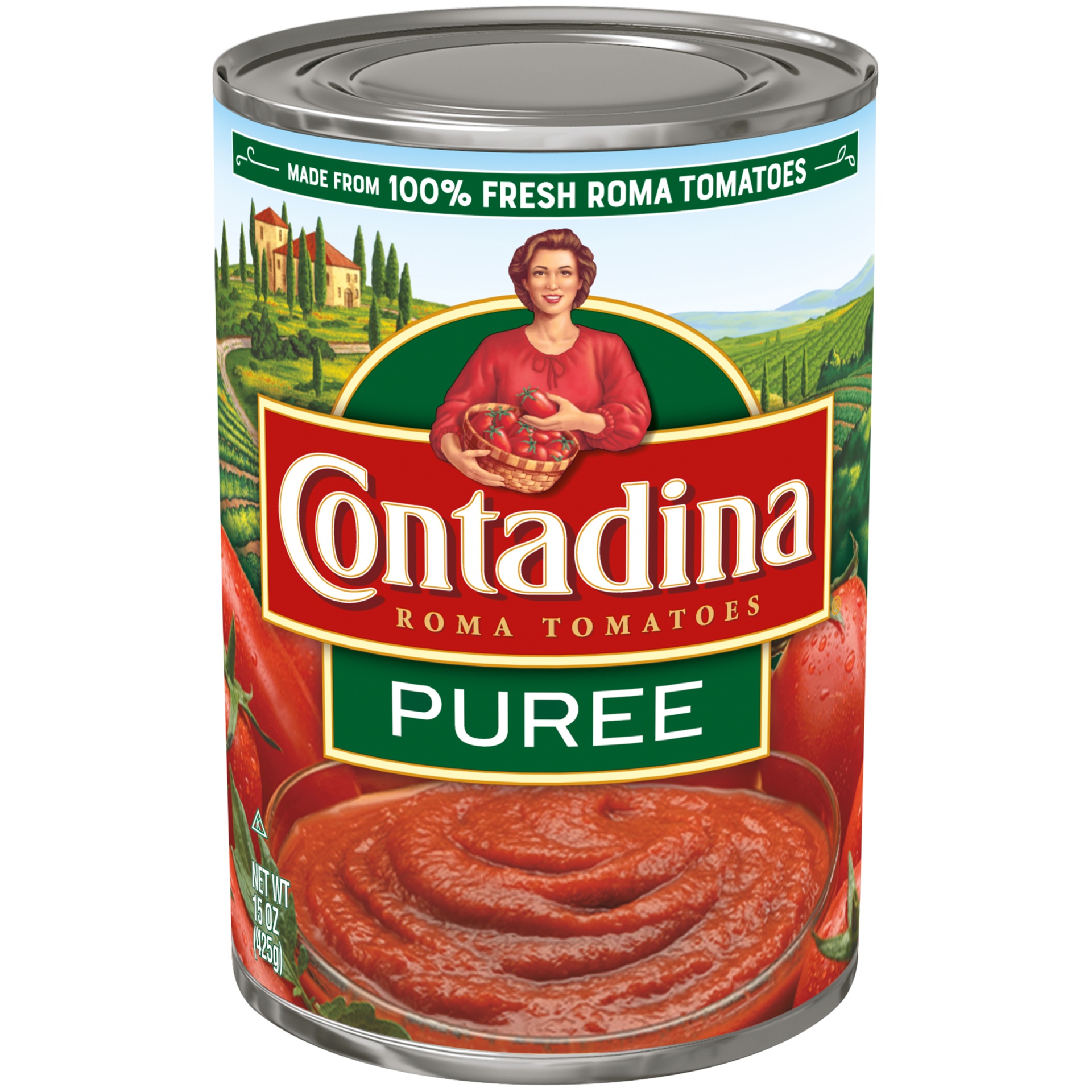 slide 1 of 3, Contadina Tomato Puree, 15 fl oz