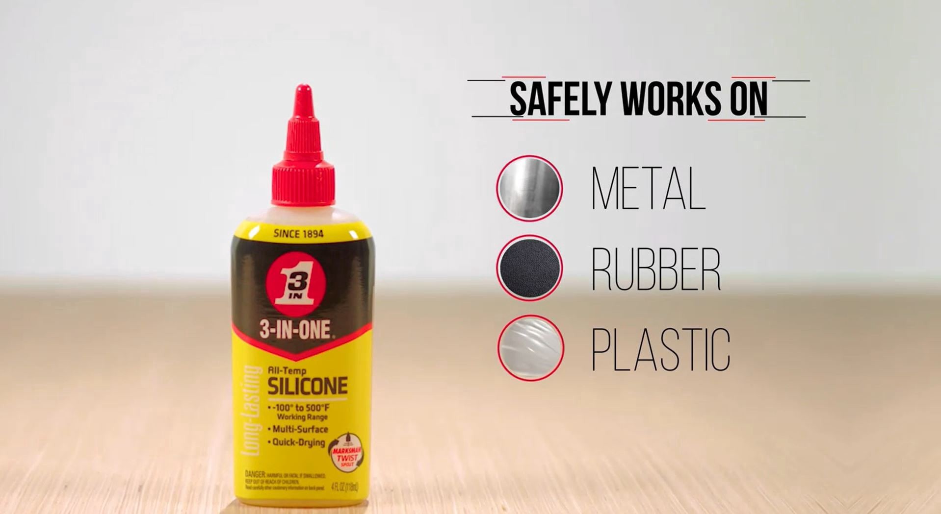 slide 4 of 5, 3-In-1 Silicone Oil 4Oz, 1 ct