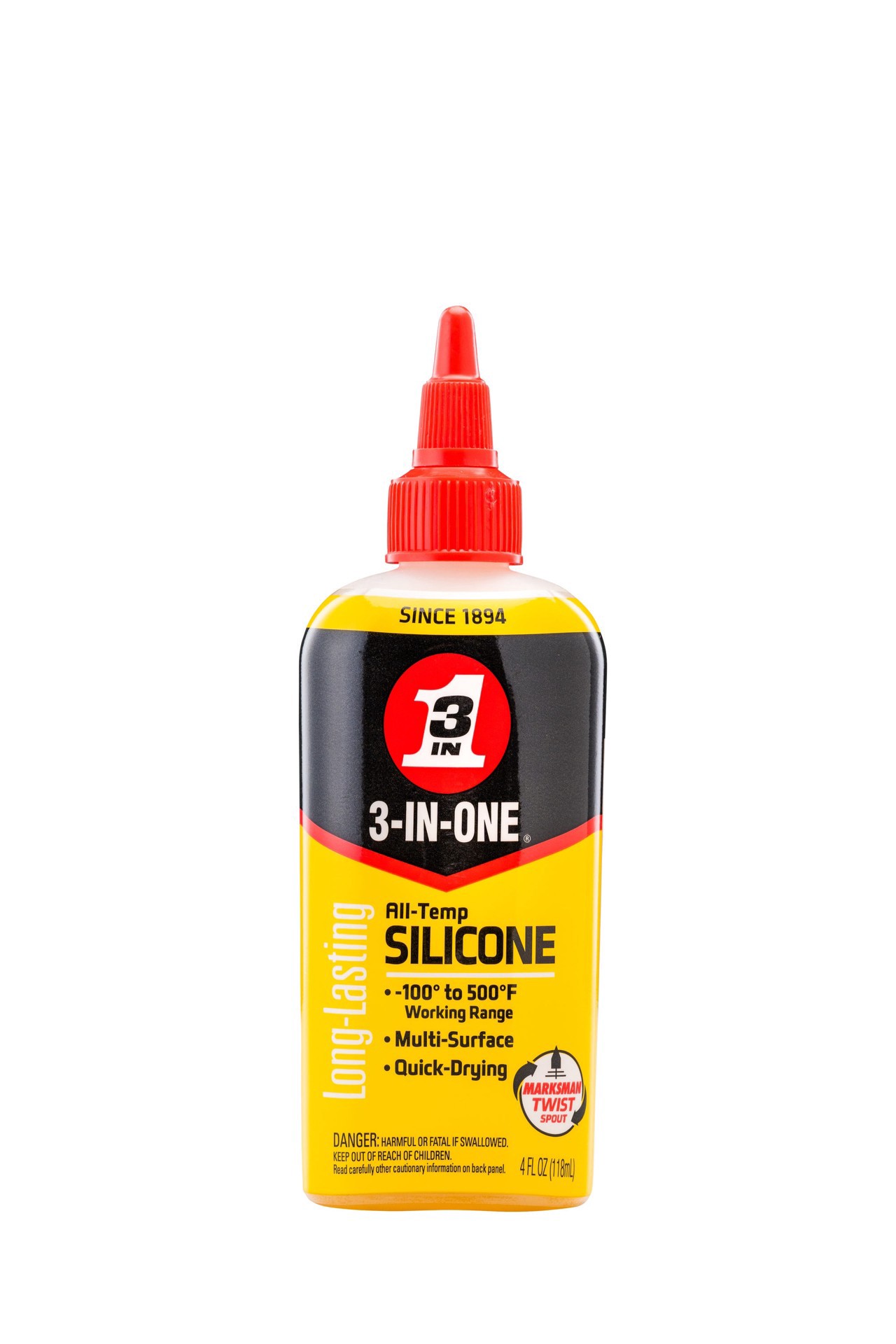 slide 1 of 5, 3-In-1 Silicone Oil 4Oz, 1 ct