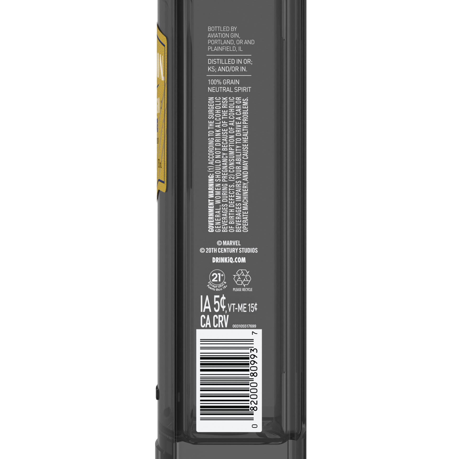 slide 2 of 3, Aviation Wolverine Lt Ed Gin, 750 ml